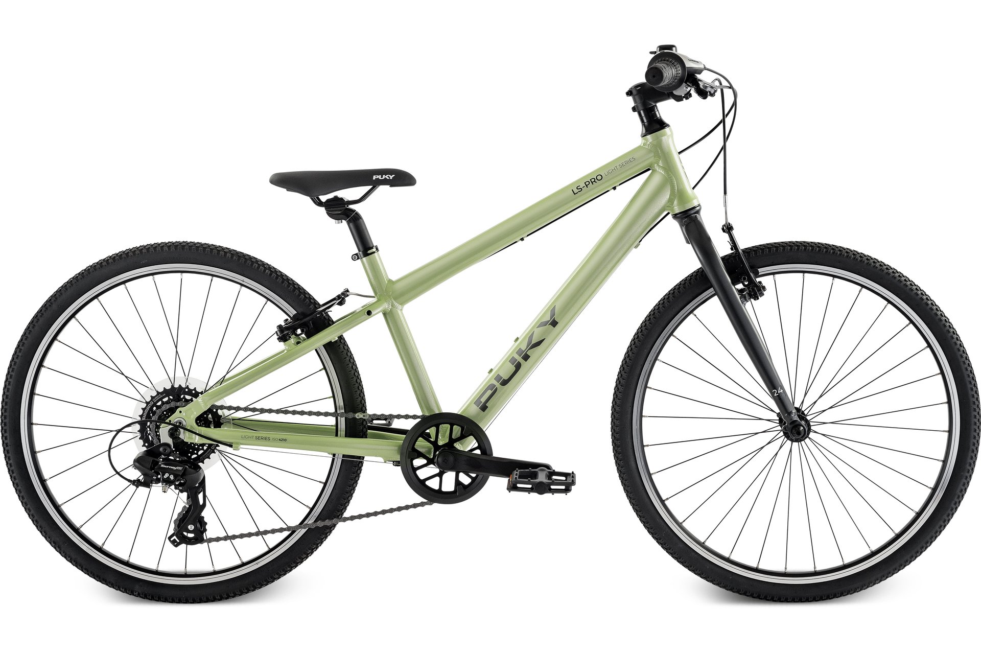 Горный велосипед Puky LS-PRO 24-8 - 24 дюймов - Diamant - 2025, цвет Grün|mint green/anthracite — фото 2