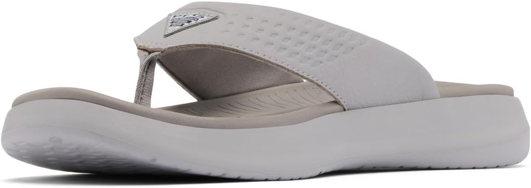Сандалии Columbia mens Pfg Boatside Fish Flip, Slate Grey/Ti Titanium — фото 4