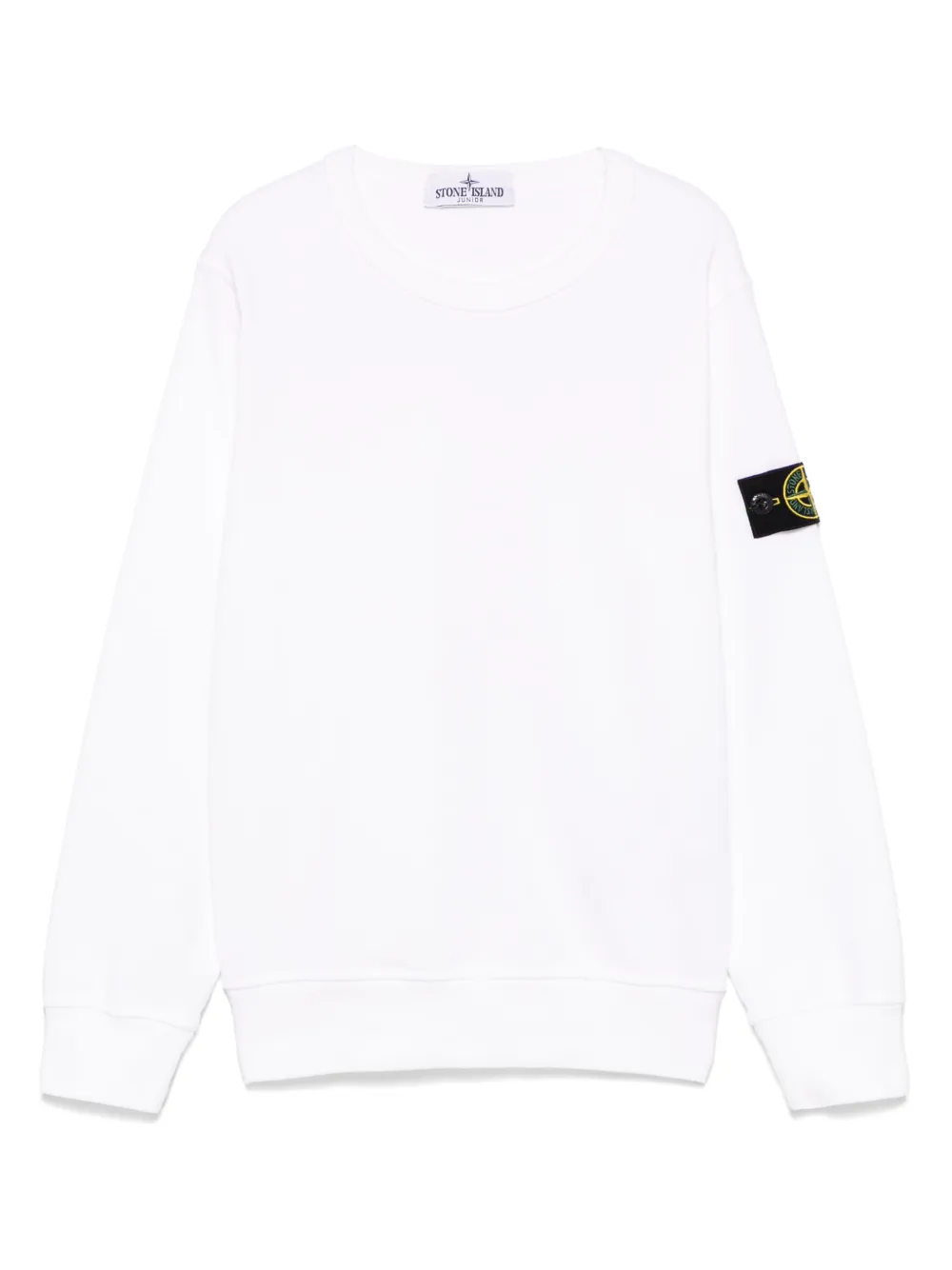 

Толстовка с нашивкой Compass Stone Island Junior, белый