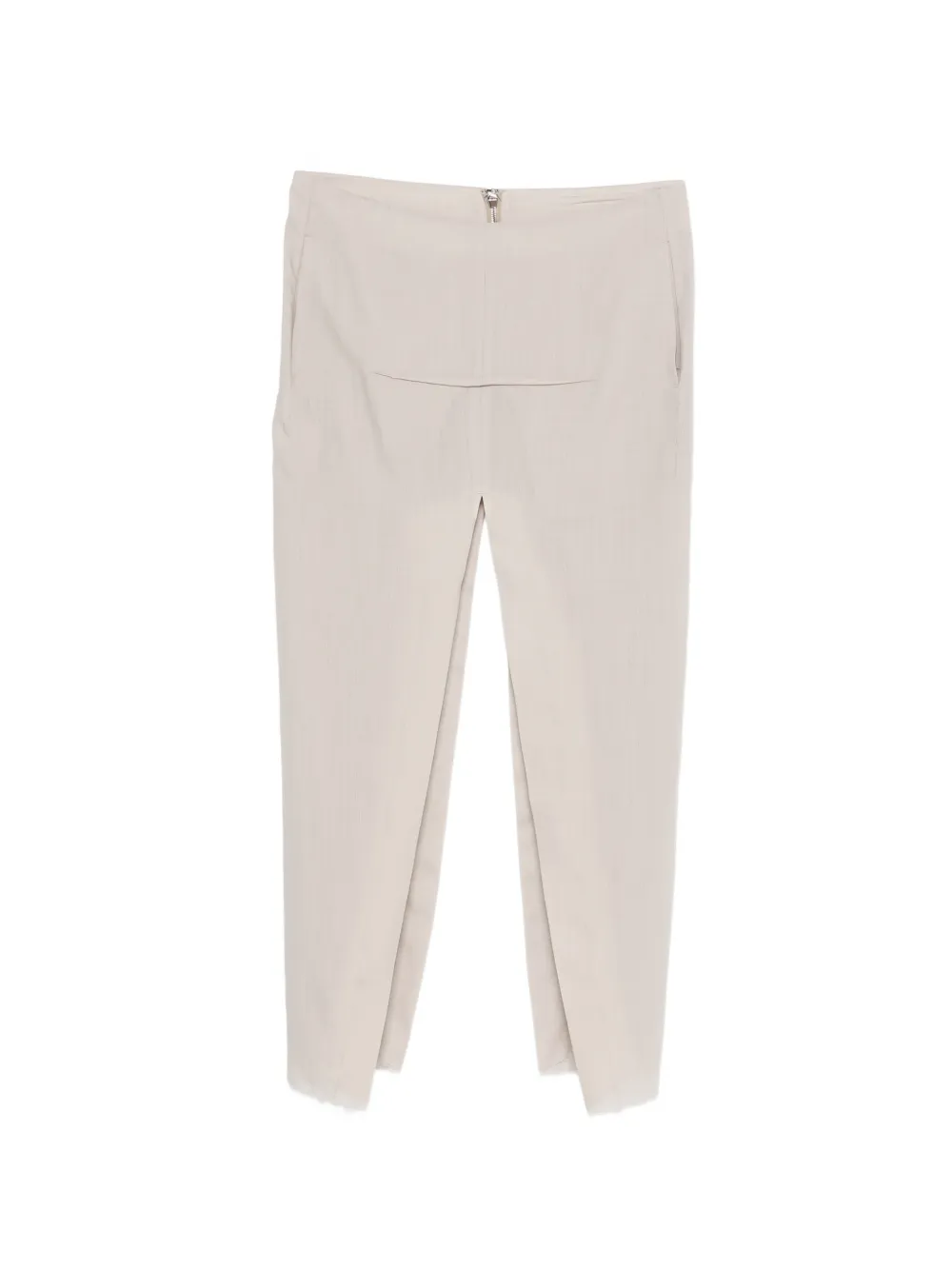 

Длинная юбка с прорезями и необработанными краями Rick Owens, бежевый