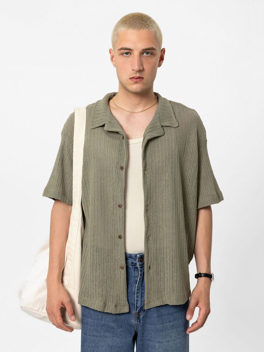 

Рубашка на пуговицах Comfort fit VAMOS CLO Tithonia, цвет Green/Khaki