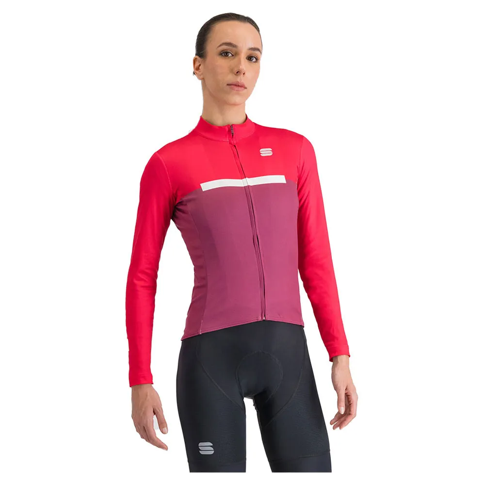 

Джерси с длинным рукавом Sportful Pista Thermal, красный