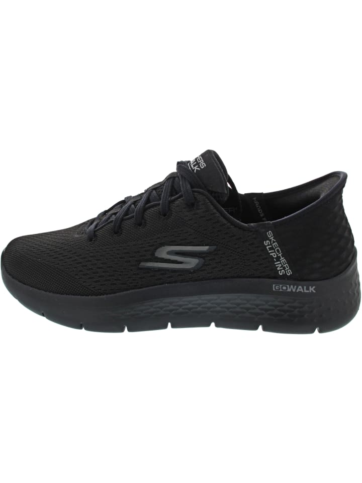 

Skechers SlipIns: Go Walk Flex - Новые низкие кроссовки черного цвета