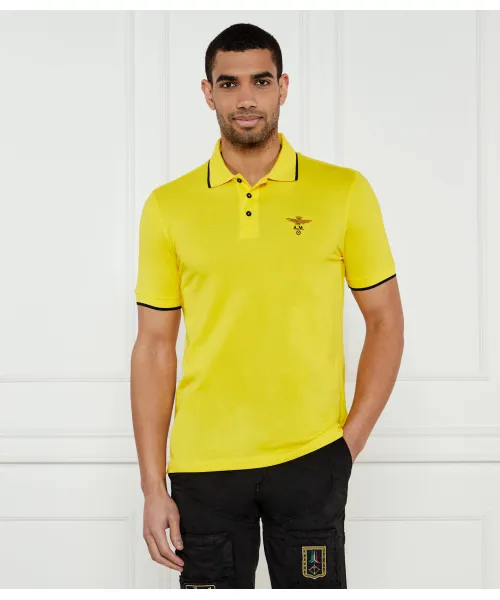 

Футболка поло Regular fit Aeronautica Militare, желтый