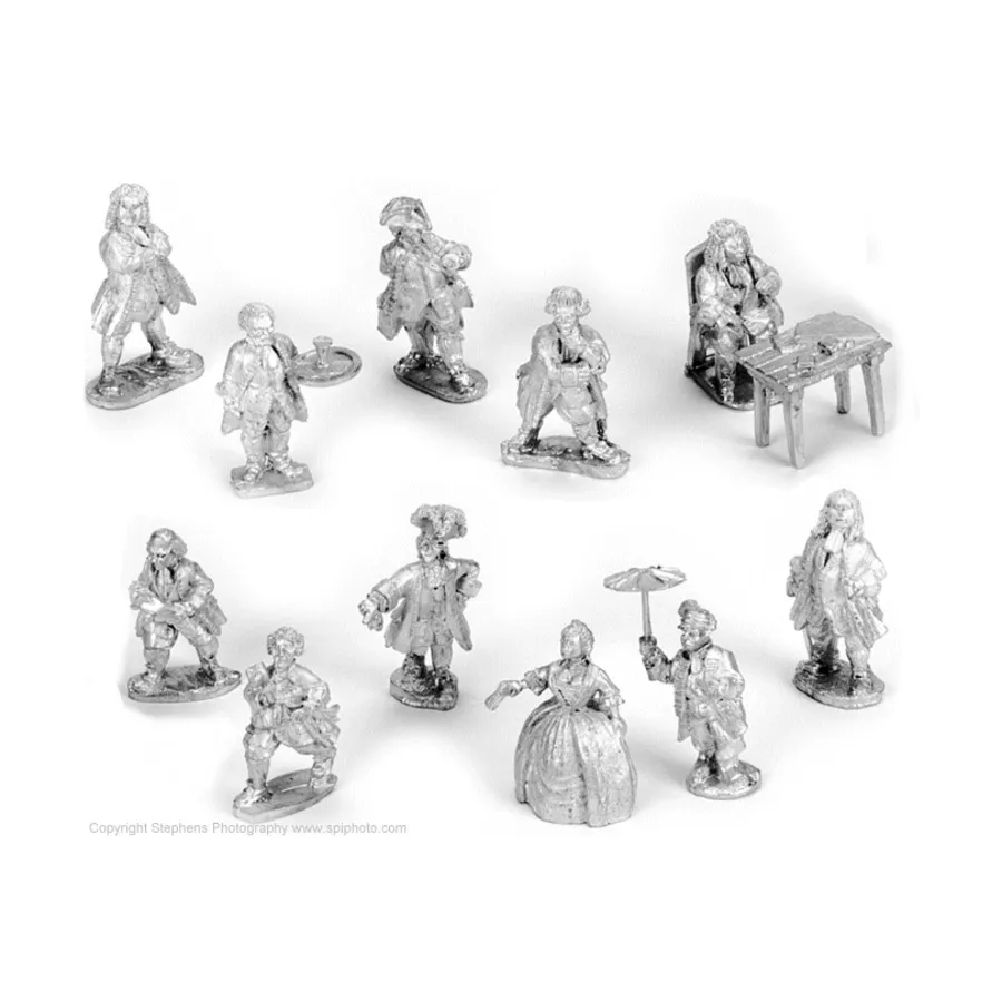 

Толстый губернатор и жуткие помощники, Pirates / Buccaneer, Broadsword & Blunderbuss (Old Glory) (25mm)