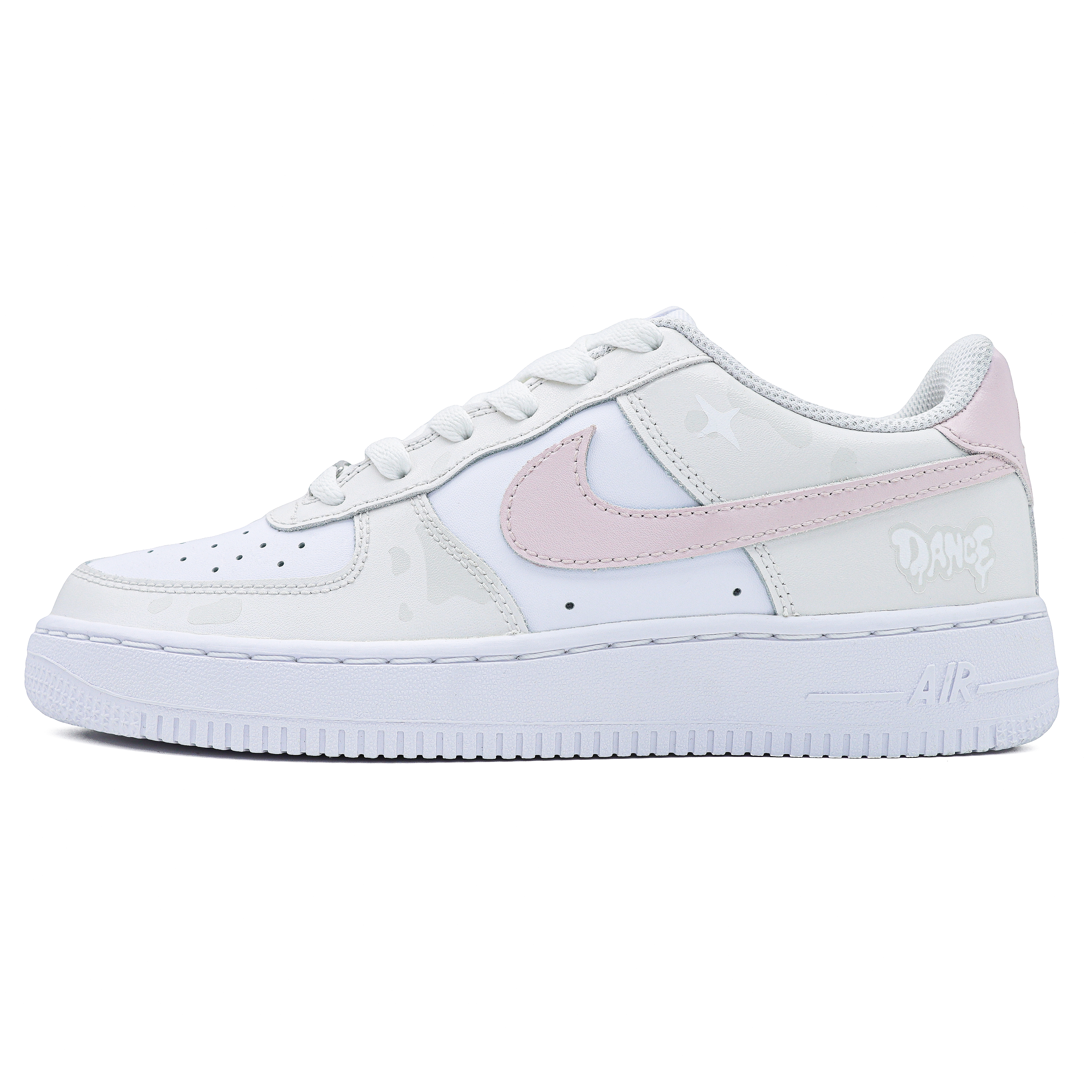 

Детские кроссовки для скейтбординга Air Force 1 LE Low Top для подростков Nike, розовый