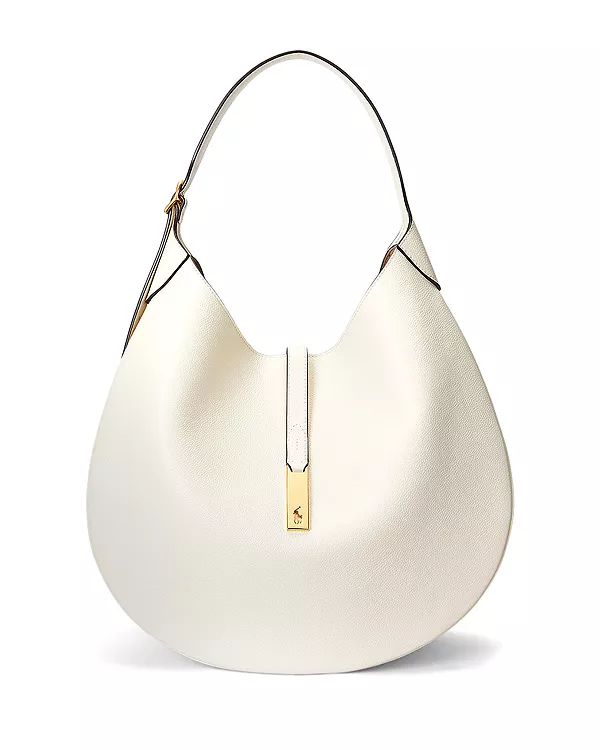 

Большая сумка-хобо Polo ID Polo Ralph Lauren, белый