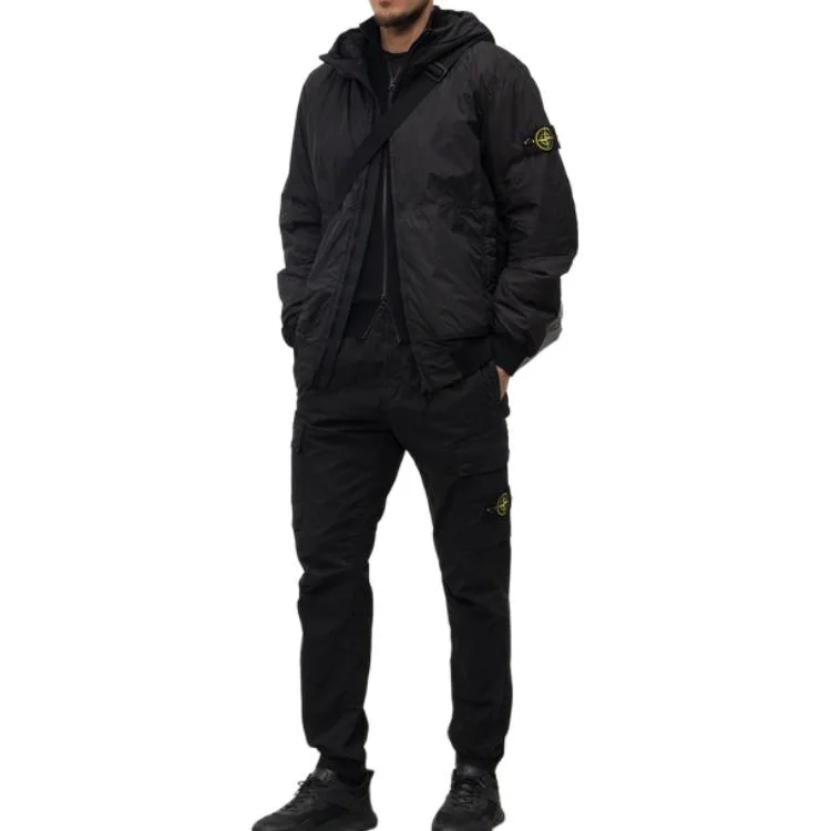 Пуховик мужской STONE ISLAND, черный — фото 3