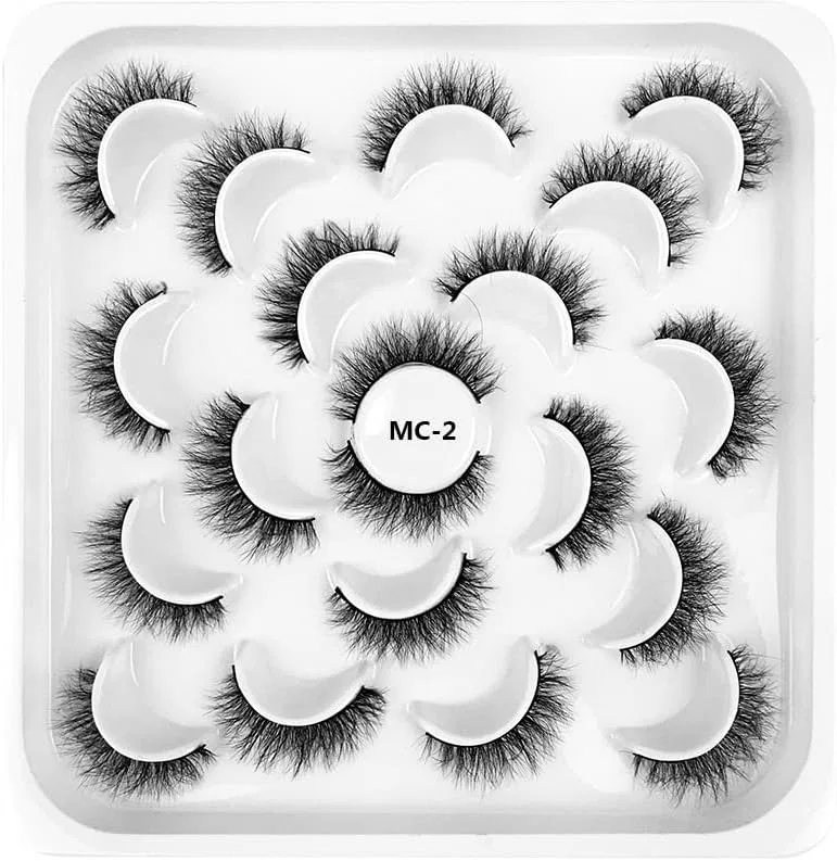 Ресницы накладные пушистые Namzi 10 пар MC-2