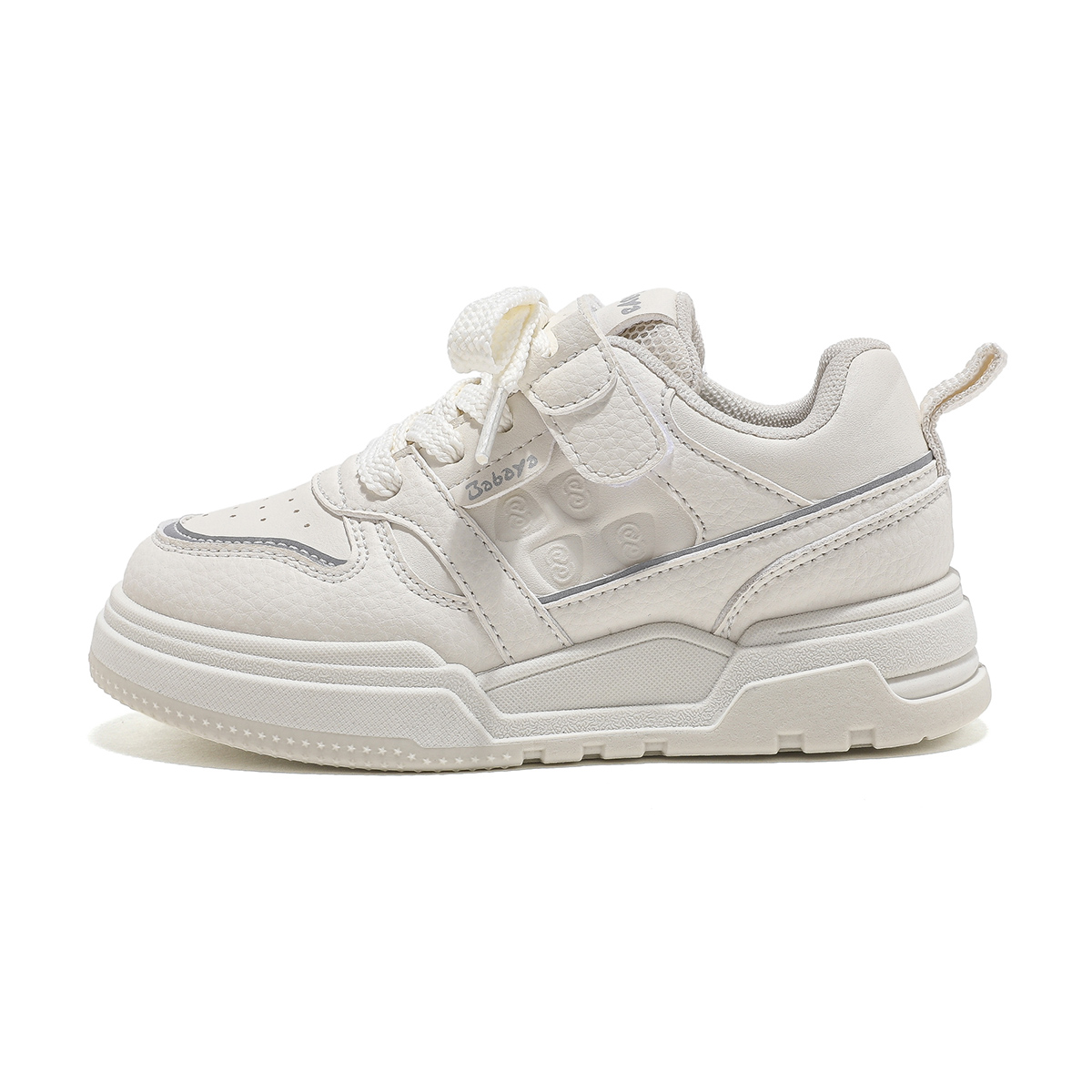

Детские кроссовки для скейтбординга с амортизацией Anti Kick Low Top Babaya, бежевый