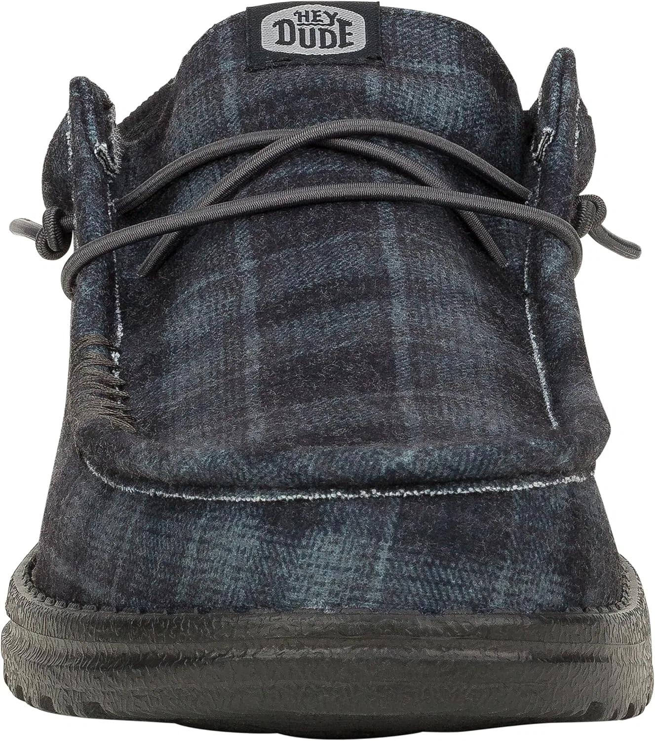 Мужские кроссовки HEYDUDE Wally Funk Waffle, Black Plaid — фото 2