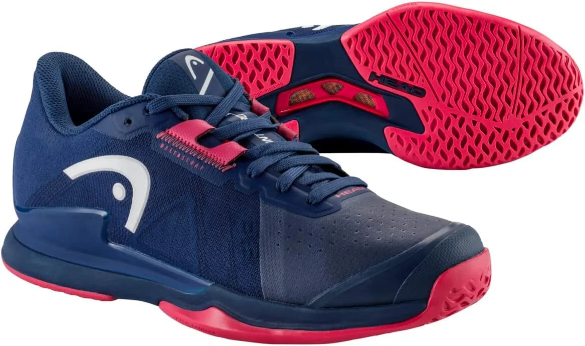 Кроссовки для сквоша Head Sprint Pro, Dark Blue/Azalea