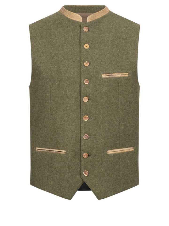 

Nübler Традиционный жилет Gustl лаврового цвета