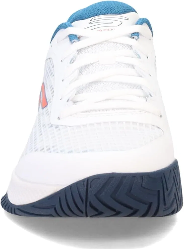 Мужские кроссовки для пиклбола Skechers Viper Court Pro, White Turquoise — фото 4