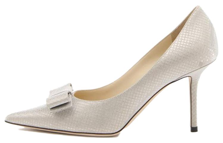 Туфли-лодочки Love 85 мм с бантом Jimmy Choo, Champagne