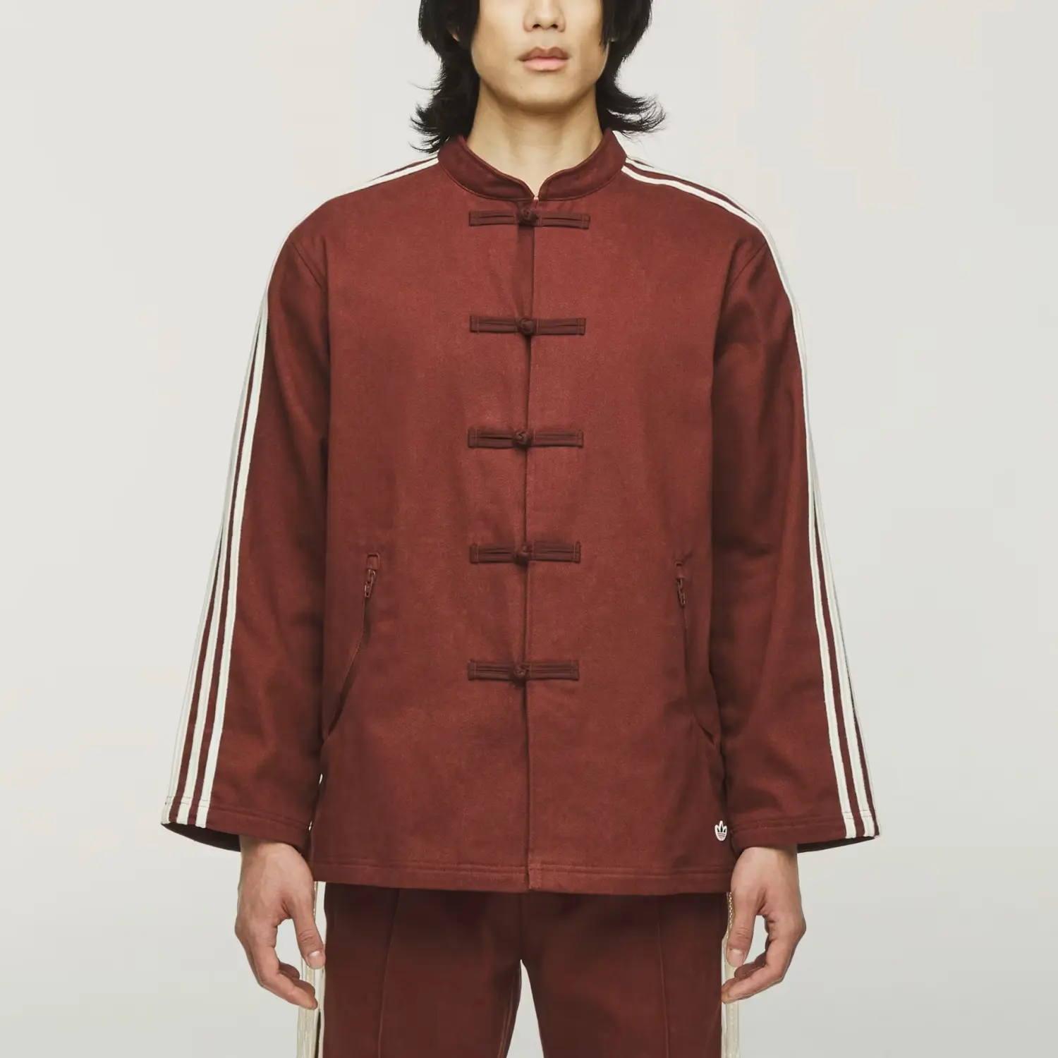 Куртка CLOT TRACK от Edison Chen Adidas Originals, fox коричневый — фото 4