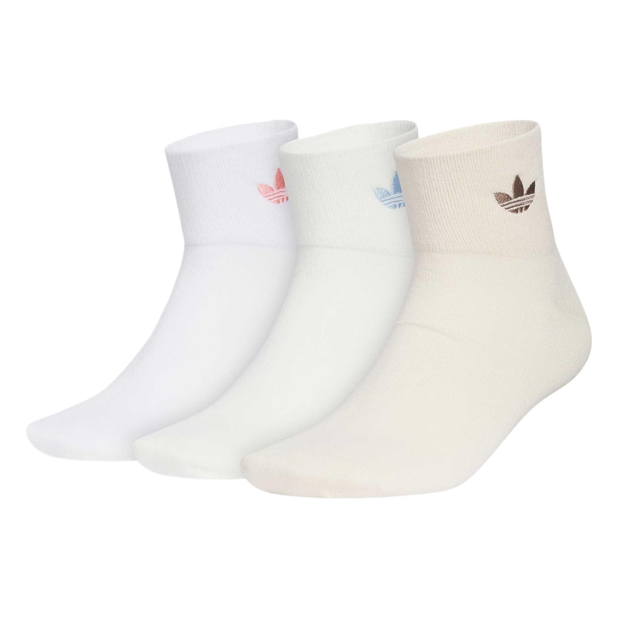 Носки ORI ANK SOCK 3P Unisex 3 Pack White/Cloud White/Wonder White Adidas Originals, 3 Pack (белый/белый/белый)