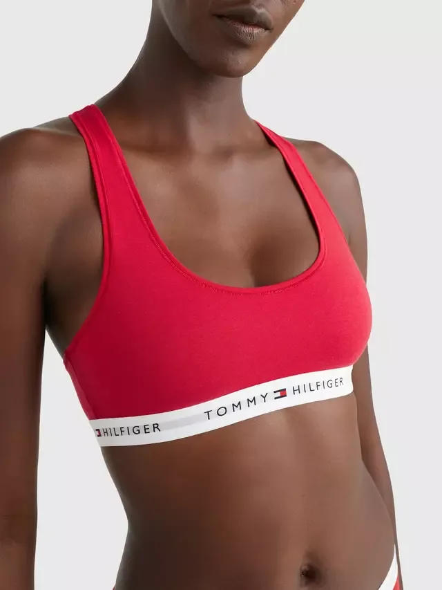 Бюстгальтер без подкладки Tommy Hilfiger, Primary Red — фото 3