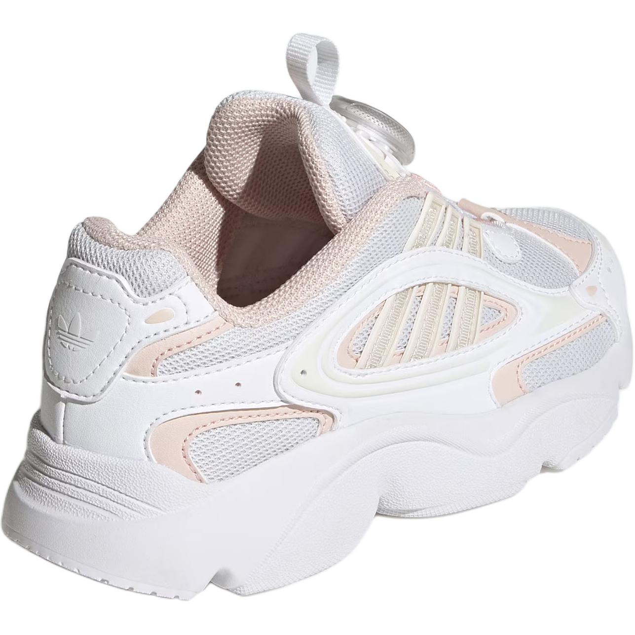 Низкие детские кроссовки Ozmillen Lifestyle для детей Adidas Originals, белый/розовый — фото 4