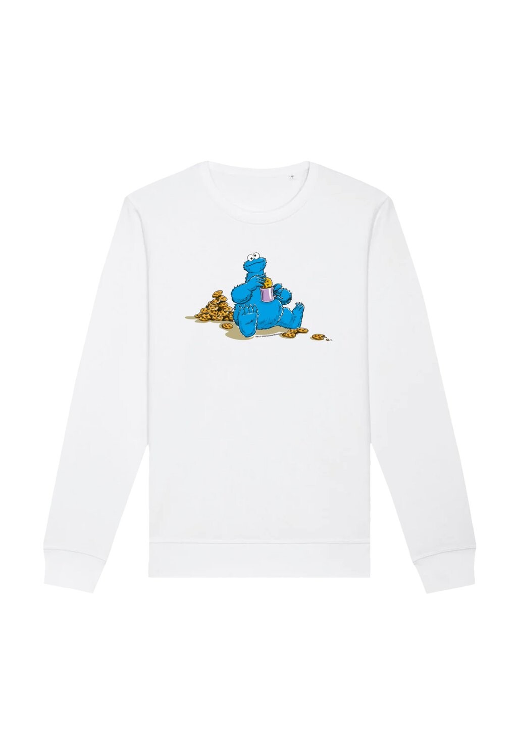 

Толстовка SESAMSTRASSE COOKIE MONSTER COOKIETIME F4NT4STIC, белый