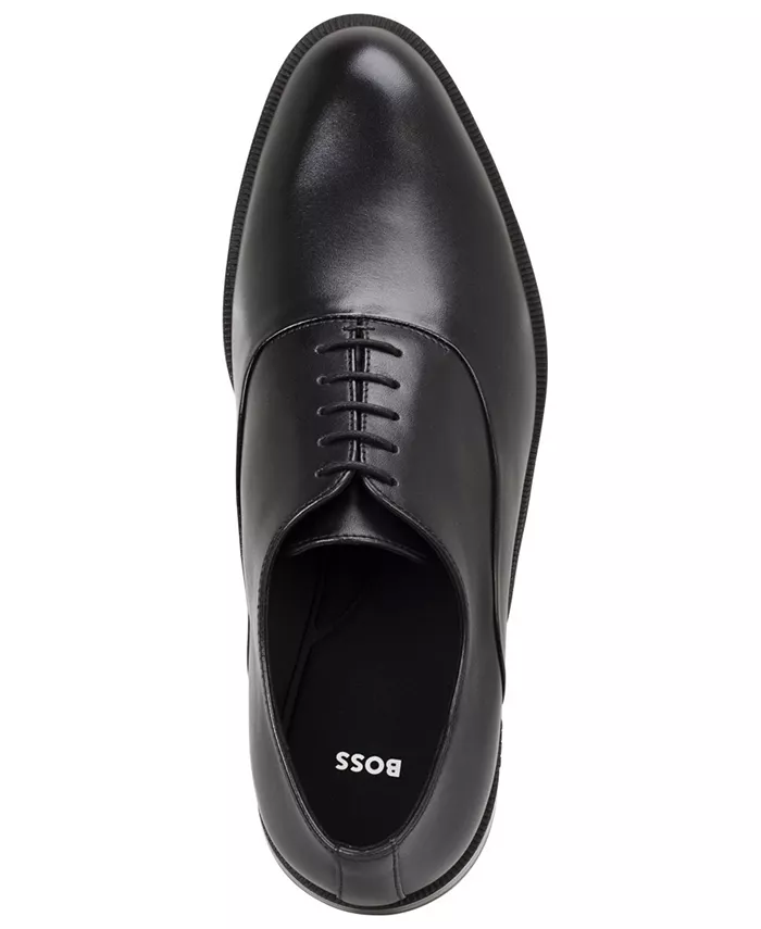 Мужские оксфорды Tayil на шнуровке Hugo Boss, черный — фото 4