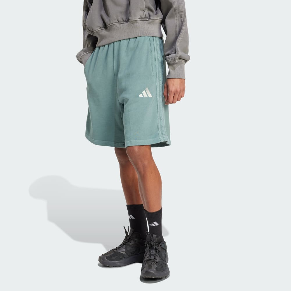 

Шорты Adidas ALL SZN French Terry Washed 8 Inch Shorts, цвет Aurora Ivy