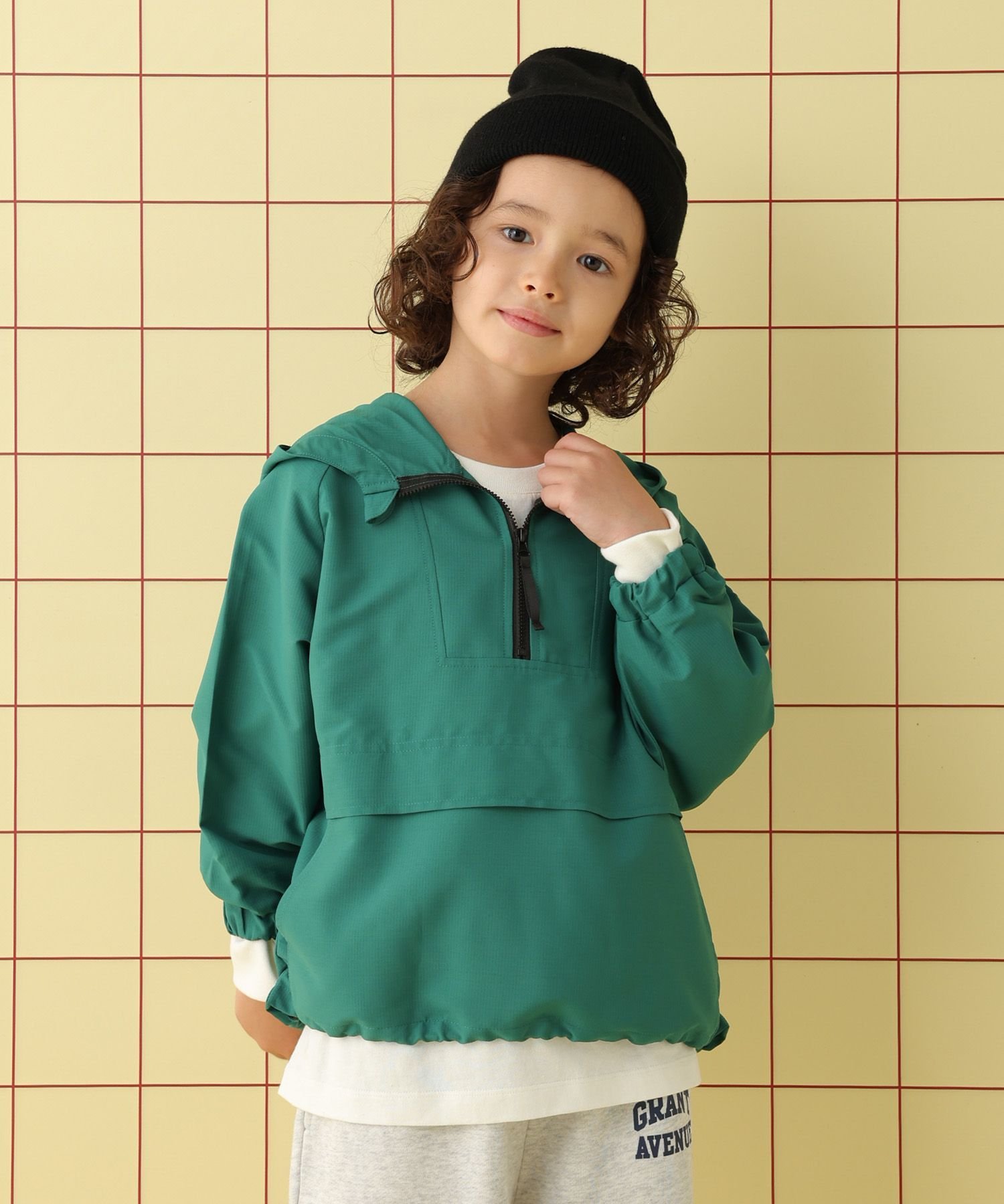 Водоотталкивающая куртка-анорак LEPSIM, Green 75
