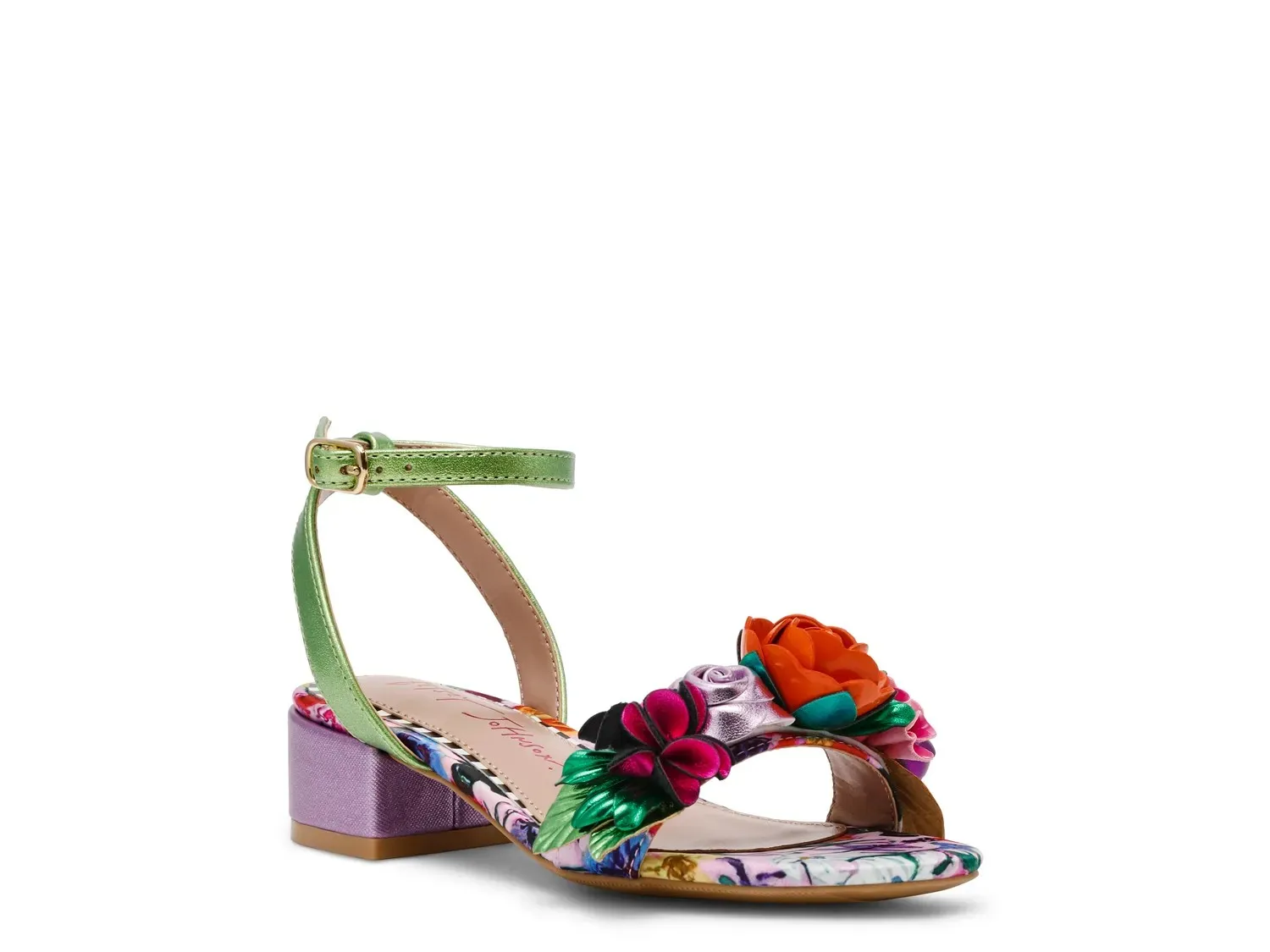 

Сандалии Betsey Johnson Darcy - детские, с разноцветным цветочным принтом