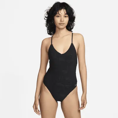 

Купальник Nike Swim Retro Flow, черный