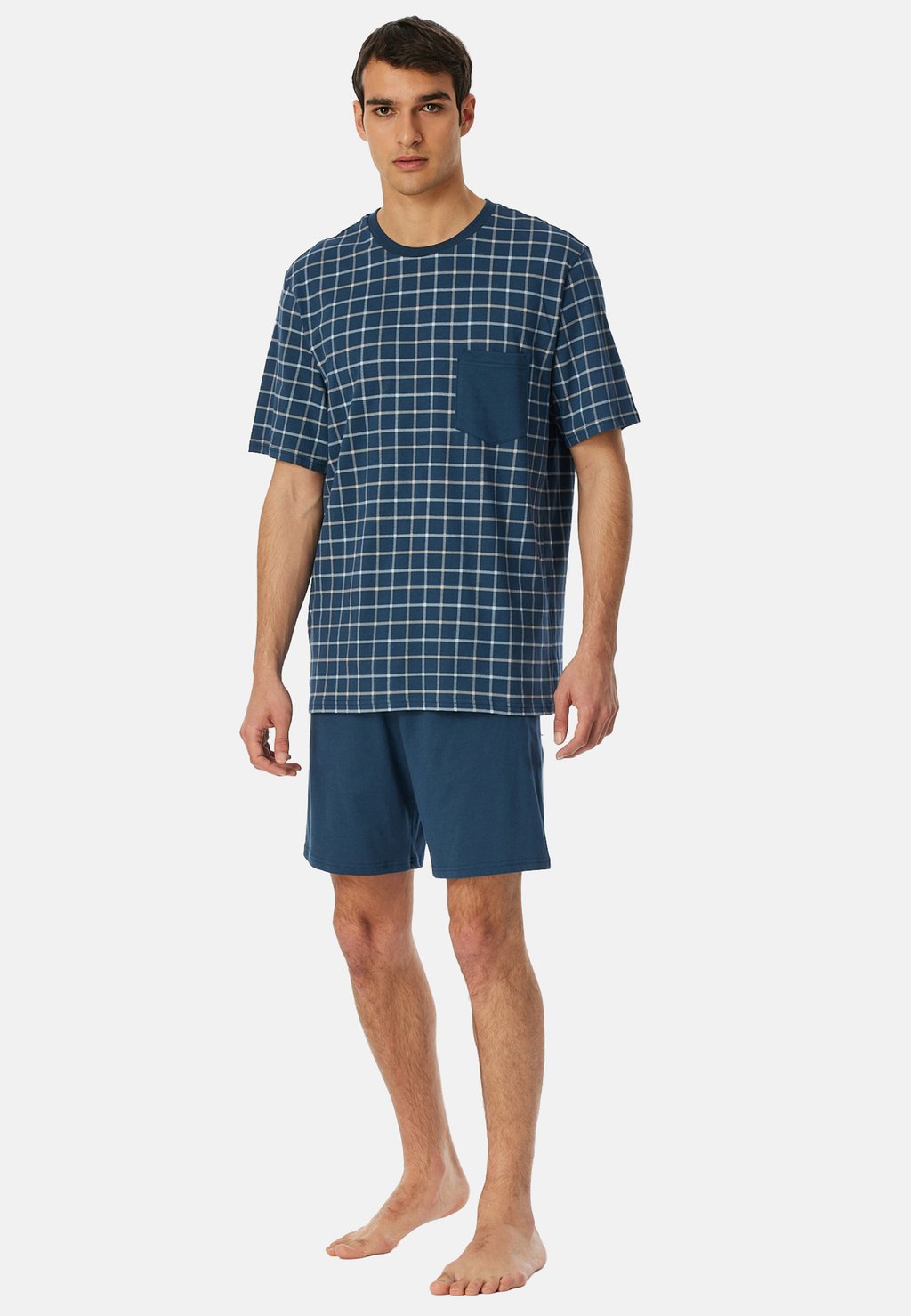 

Пижама RUNDHALS COMFORT ESSENTIALS SET Schiesser, темно-синий