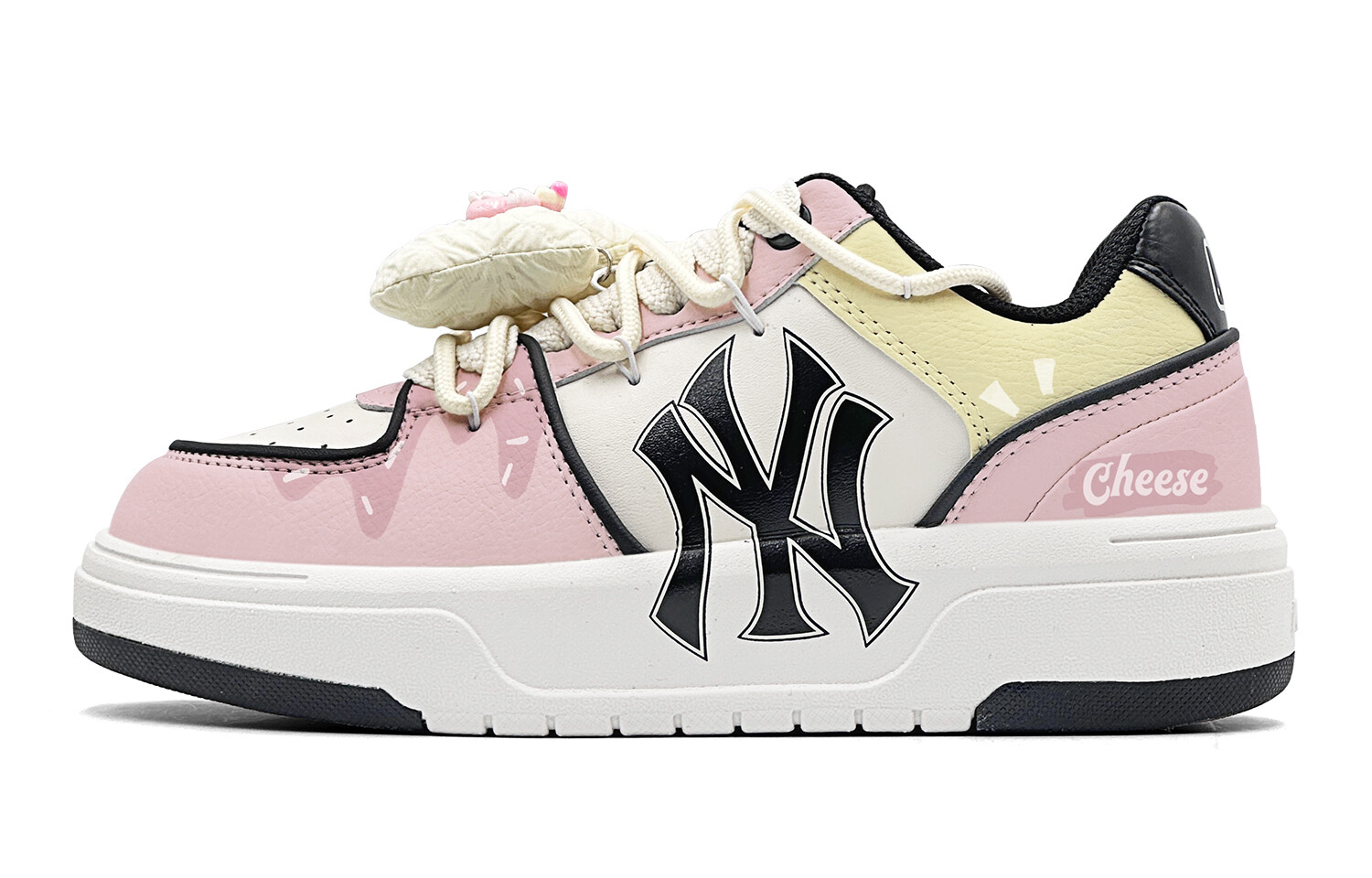 Кроссовки MLB Chunky Liner Skateboarding Shoes Unisex Low-top Pink/white, розовый — фото 2