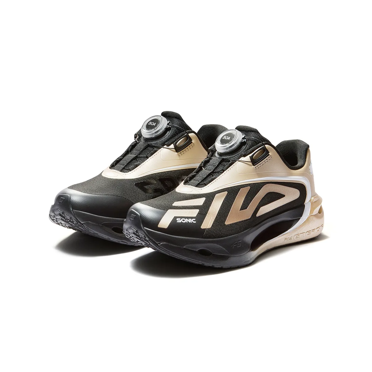 Кроссовки для бега low top из ткани performance fpf rebound детские FILA KIDS, BB-золото — фото 4
