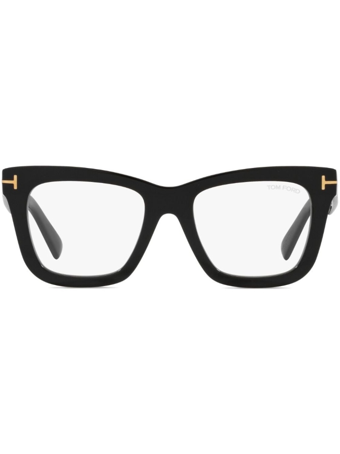 

TOM FORD Eyewear очки в квадратной оправе с логотипом, черный