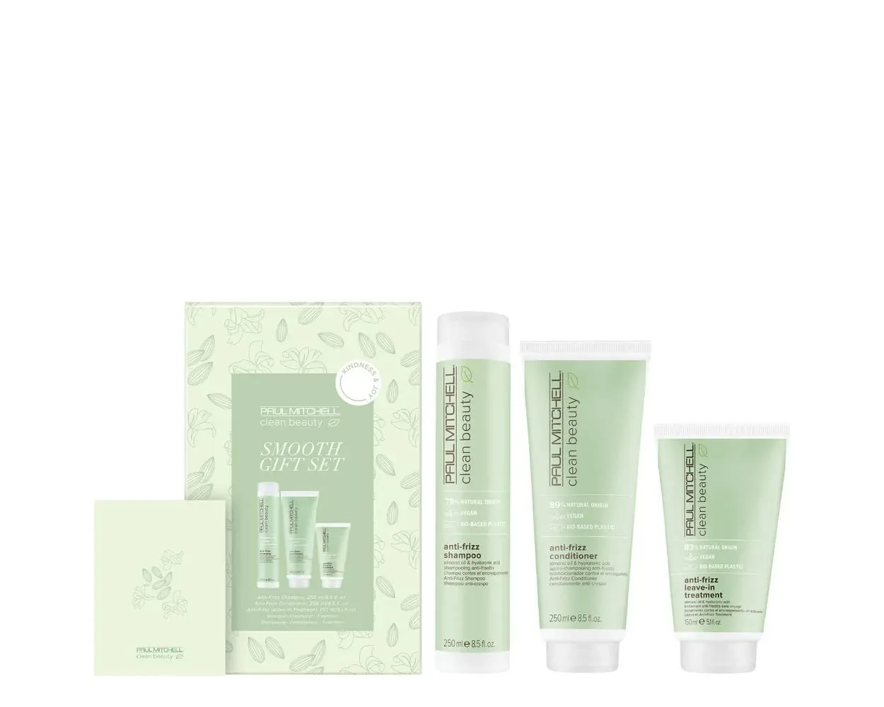Paul Mitchell Clean Beauty Anti-Frizz Leave-In Treatment, Leave-In Conditioner, для текстурированных, склонных к пушению волос. 626.54 г (1 шт.)
