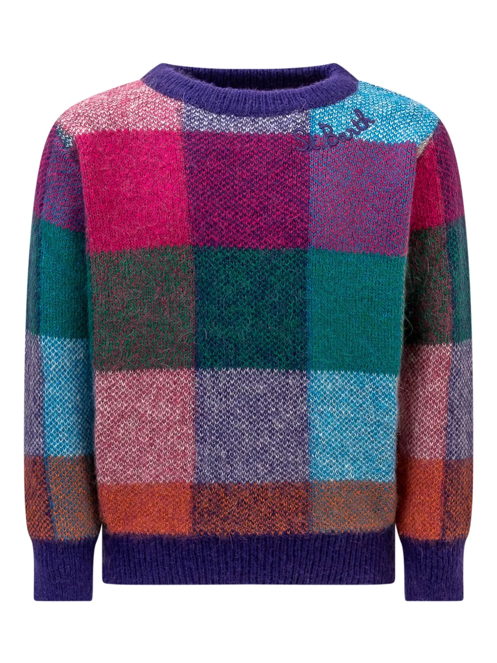 

Джемпер в клетку MC2 Saint Barth Kids, синий