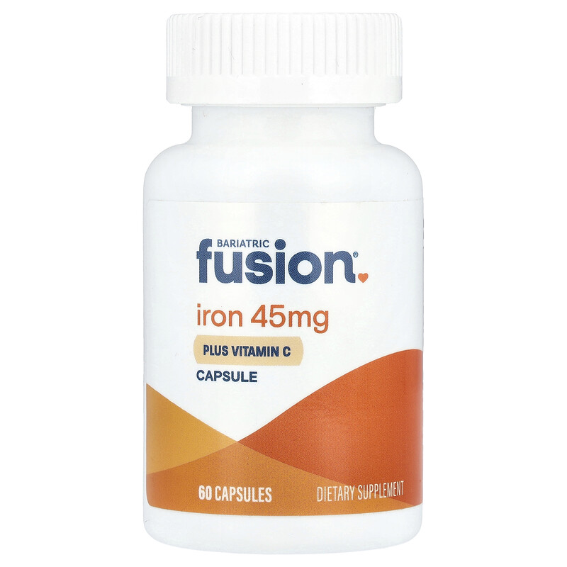 

Bariatric Fusion, Железо с витамином C, 45 мг, 60 капсул