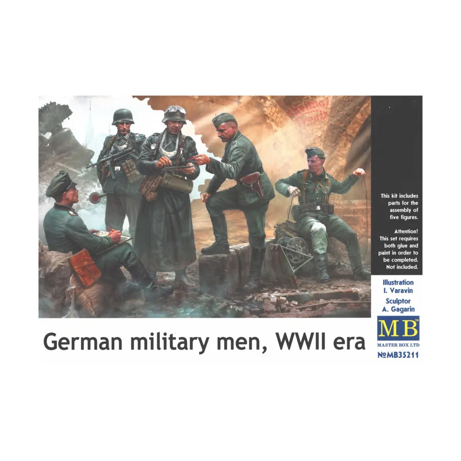 

Немецкие военные, годы Второй мировой войны., WWII Models - Germany (1:35) (Master Box)