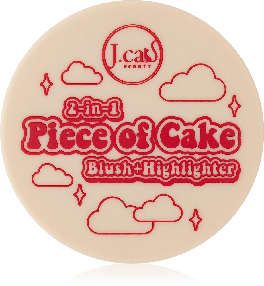 

Румяна 2 в 1 с компонентом, придающим сияние J.Cat Beauty, atspalvis perfect pear 12,1 гр