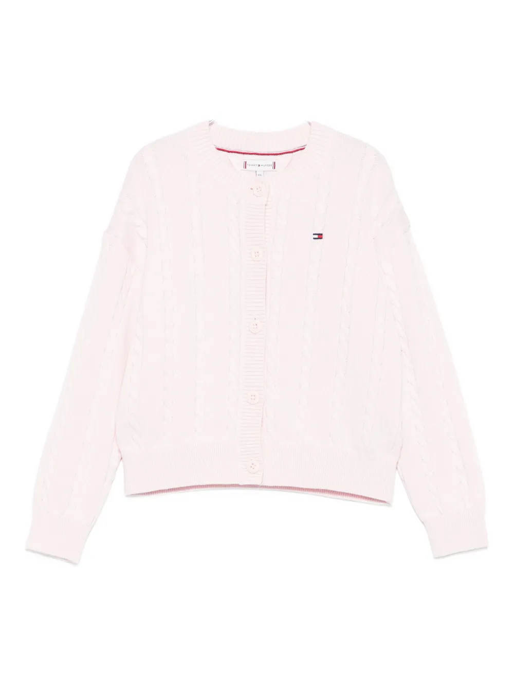 

Кардиган с косами Tommy Hilfiger Junior, розовый