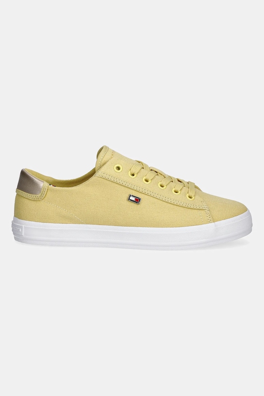 Кроссовки Vulc Canvas на шнурках Tommy Hilfiger, желтый — фото 2