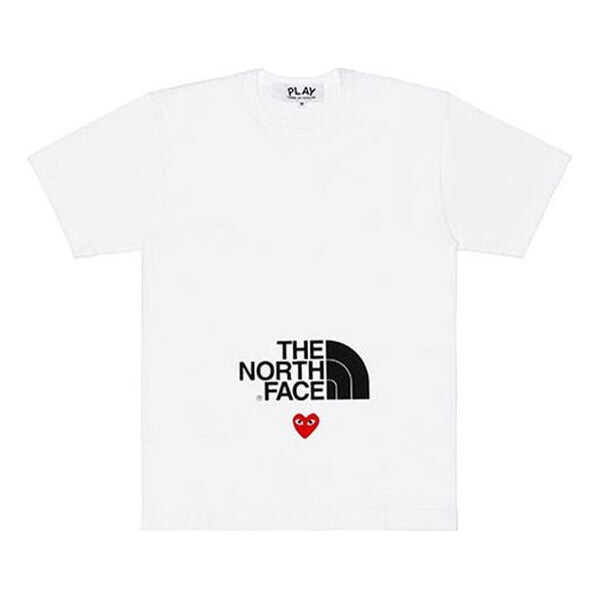 

Футболка x the north face play together tee Comme Des Garcons Play, белый