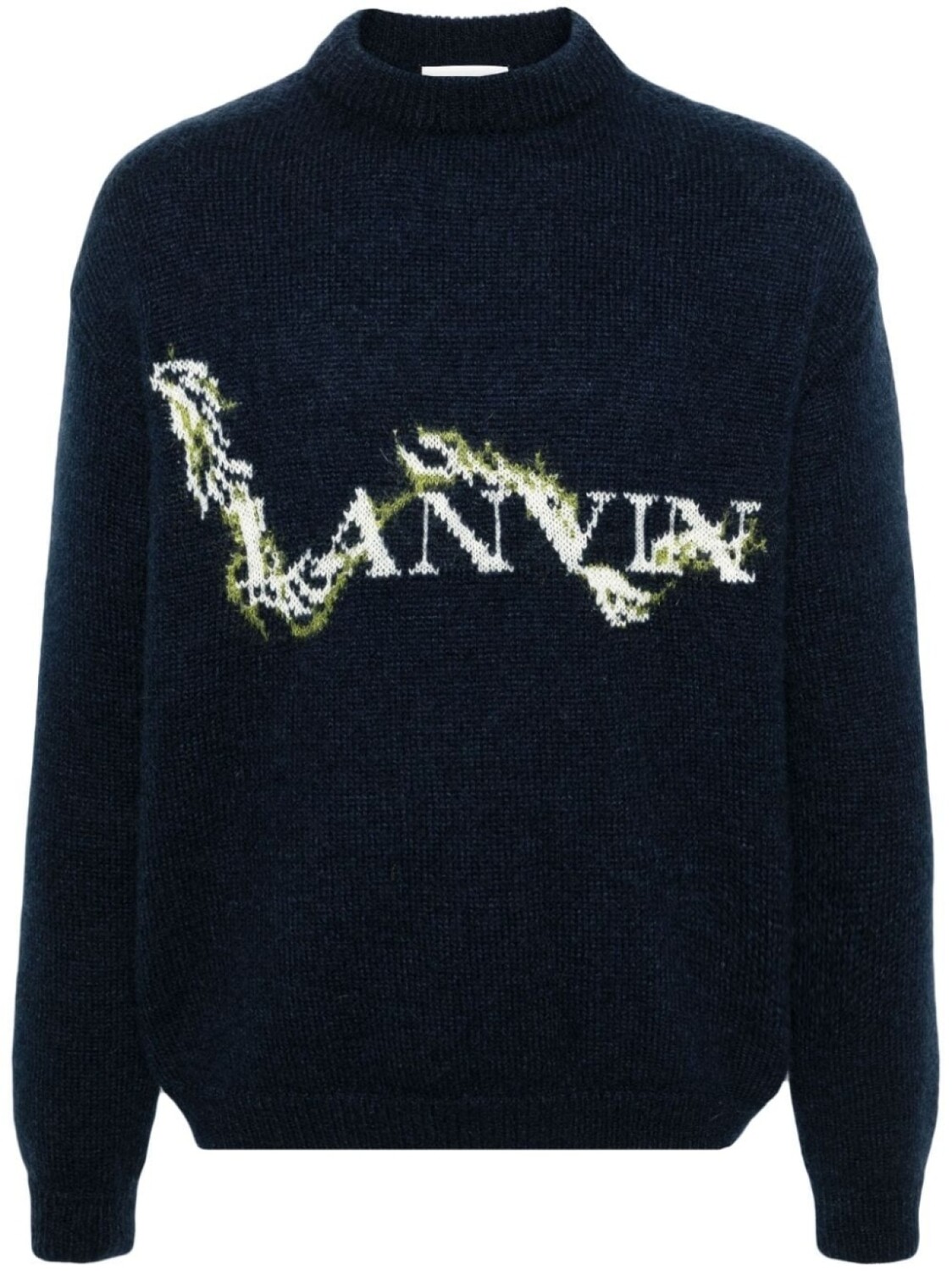 

Lanvin джемпер с логотипом, синий