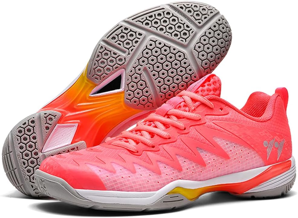 

Мужские теннисные кроссовки, легкие и дышащие, для бадминтона и пиклбола, для всех типов кортов, сквоша и волейбола Hiuzylqx, C