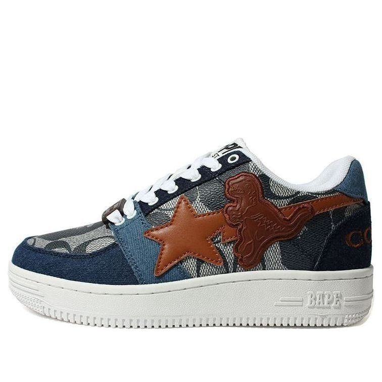 

Кроссовки A BATHING APE x Coach Bape Sta Low 'Denim'