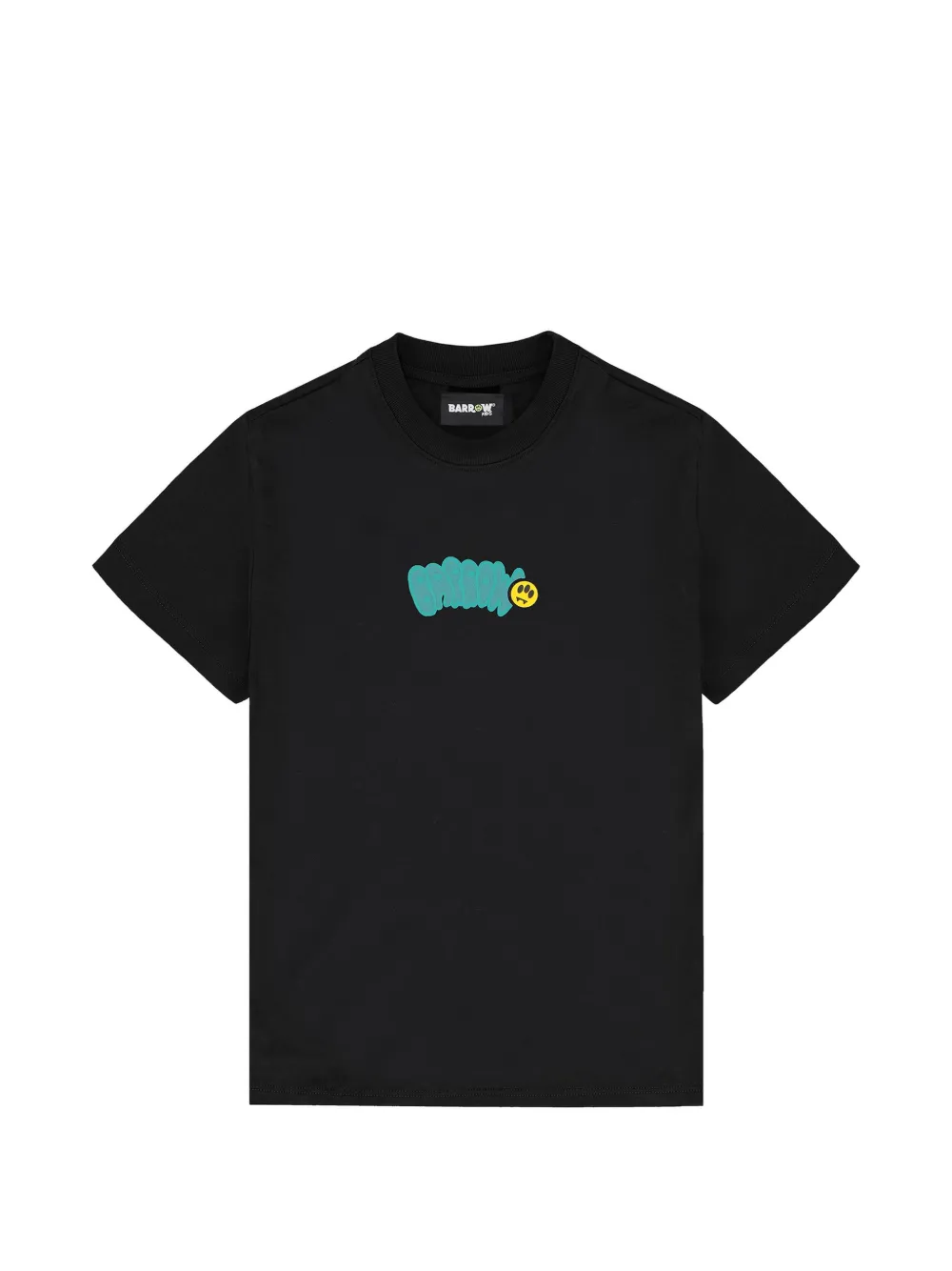 

Футболка с заниженной линией плеч и графическим принтом Barrow Kids, черный