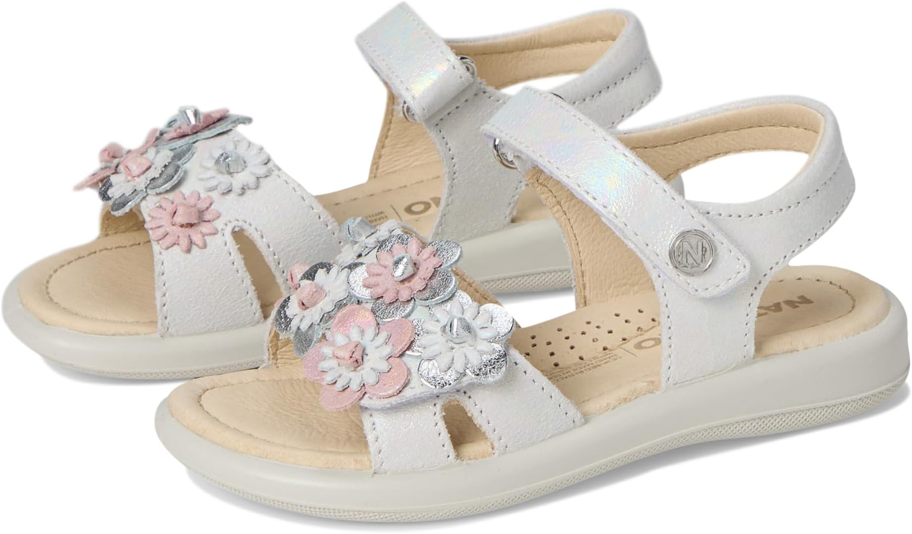 

Сандалии Naturino Brahma, цвет White/Pink
