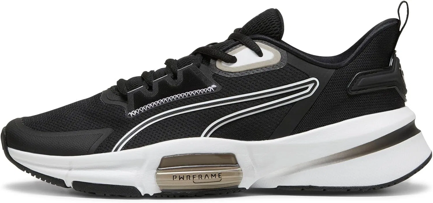 Мужские кроссовки PUMA Pwrframe Tr 3, ярко-белый/черный/серый