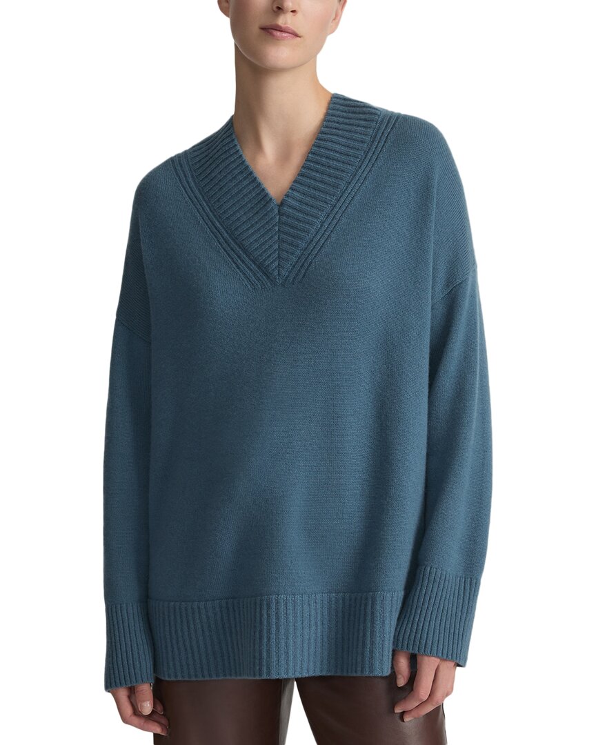 

Лафайетт 148 Нью-Йорк Свитер с глубоким V-образным вырезом Lafayette 148 New York, синий