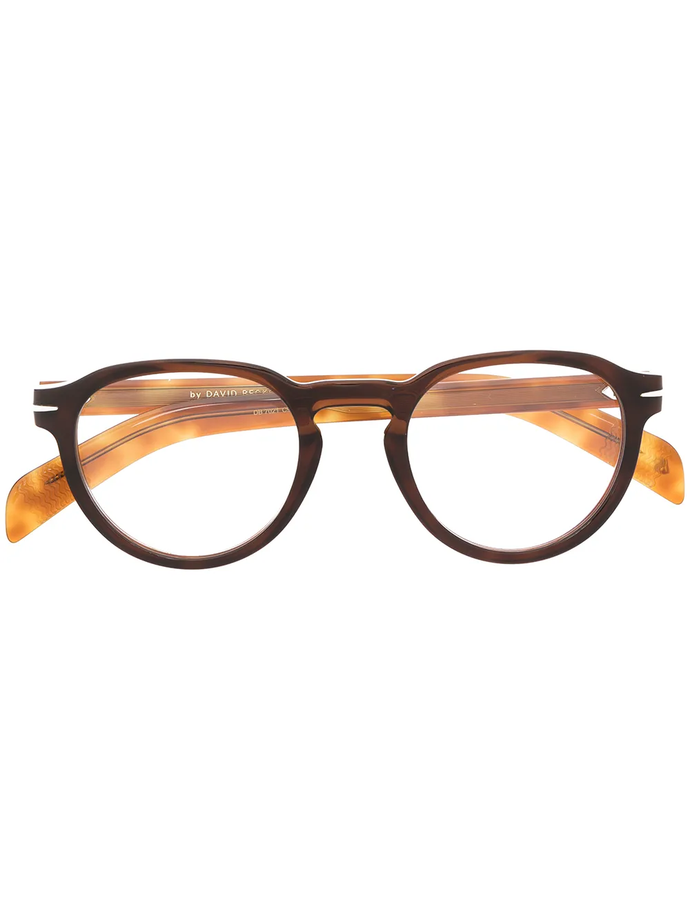 

Очки в оправе черепаховой расцветки Eyewear by David Beckham, коричневый