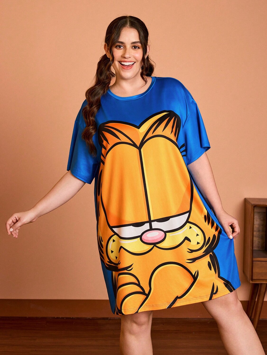 

Ночная рубашка GARFIELD Garfield X Shein, синий